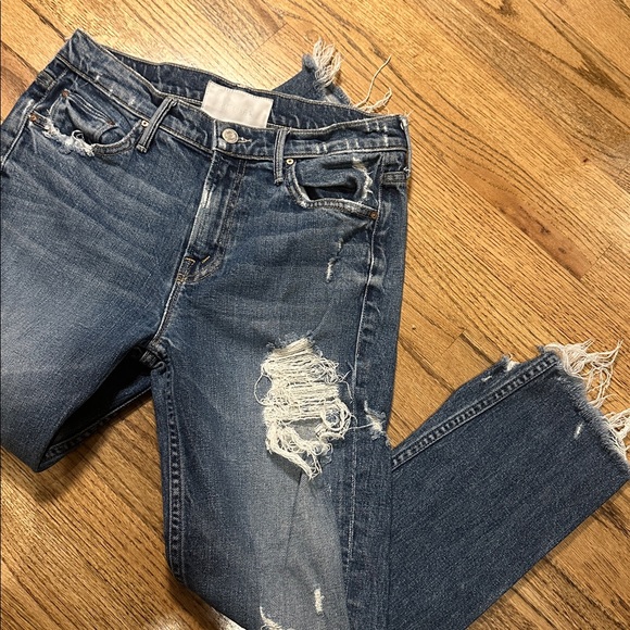 MOTHER SUPERIOR the sinner ankle jeans ice cream you scream size 25 - Picture 12 of 12